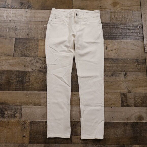 DL1961 jeans Angel skinny ankle women's 27 white mid rise - Picture 1 of 14